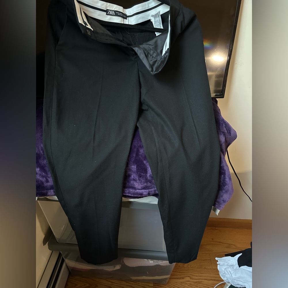 Zara, new. classic pants, black, Size M
